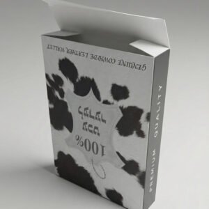 Premium Wallet Packaging Box – Cardboard Packing for Leather Wallets