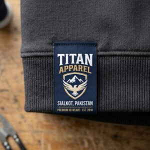 Durable Hem Labels & Neck Tags for Hoodies & Jackets Sialkot | Malik Art Press