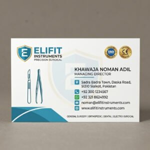Professional Surgical & Dental Instruments Business Card Printing