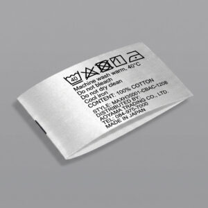 Custom Care Label Manufacturer in Sialkot, Pakistan
