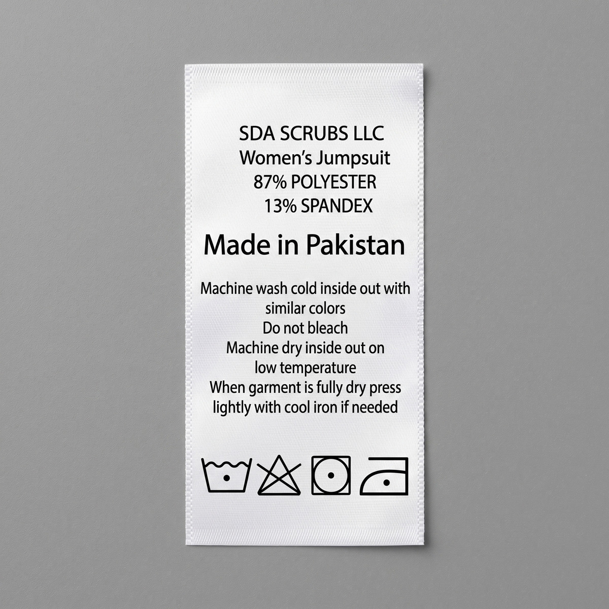 Wash Care Labels & Ribbon Tags for Clothing Brands