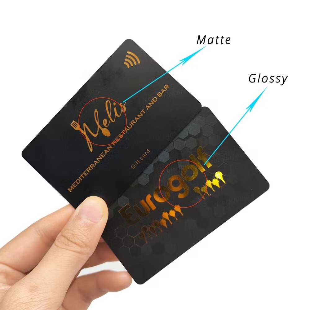 Visiting Card Finishes Explained - Matt, Gloss, UV, Foil and Emboss Guide