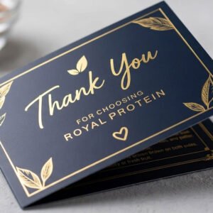 Thank You Card Folding Tag Printing in Sialkot - Pakistan